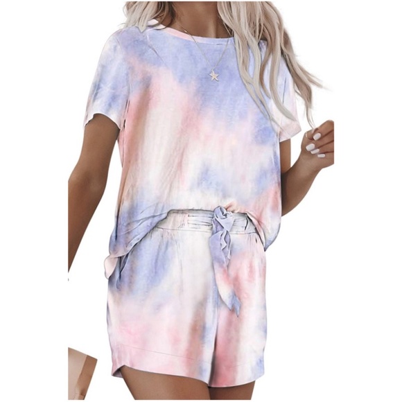 Pants - Tie Dye Shorts set